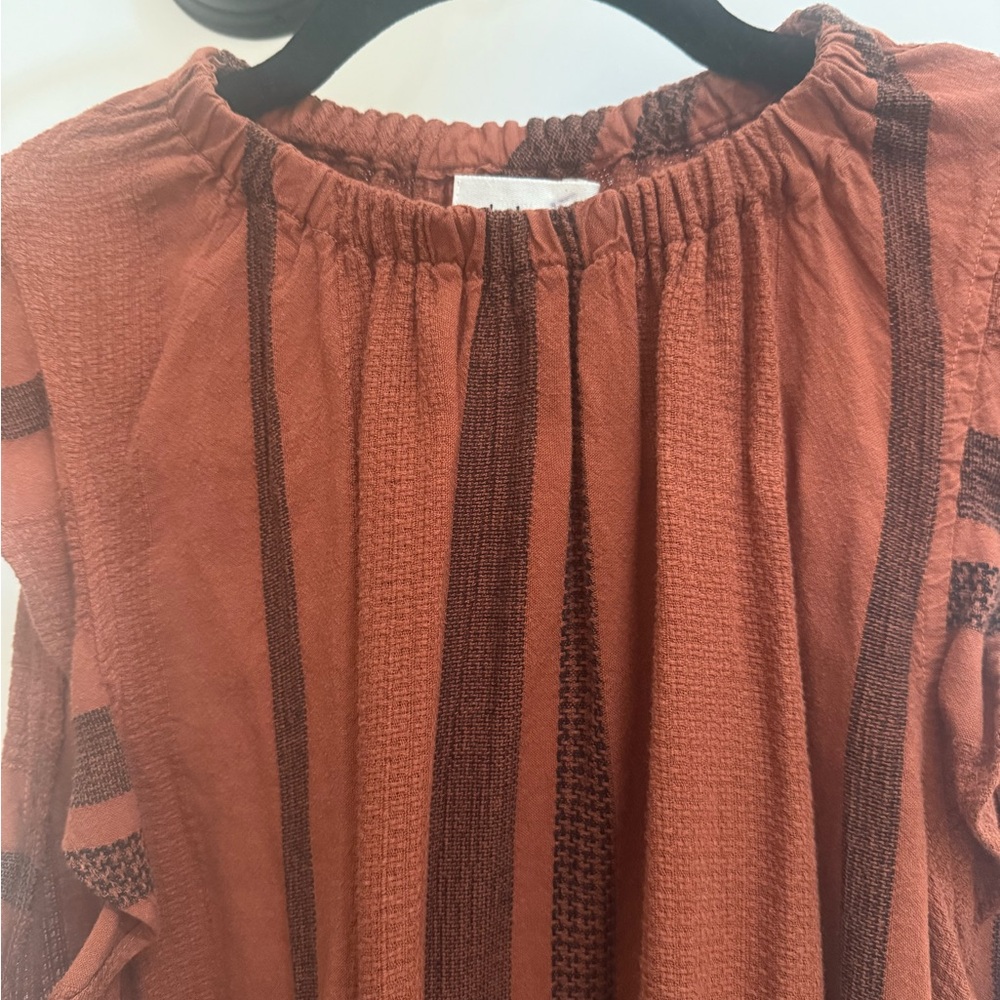 Cloth and Stone Stripe Ruffle Sleeveless Top - Picture 5 of 8